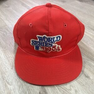VTG Sports Specialties 1984 World Series Hat Snapback MLB Baseball Red Cap